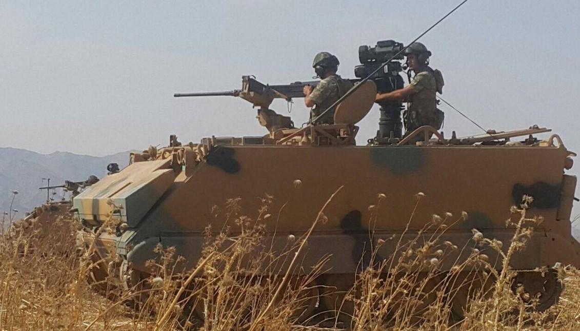 Silopi-Habur bölgesindeki tatbikatın görüntüleri