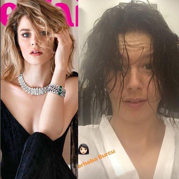 Burcu Biricik esmer oldu