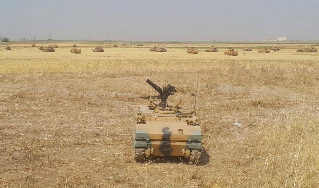 Silopi-Habur bölgesindeki tatbikatın görüntüleri