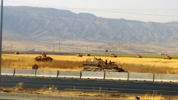 Silopi-Habur bölgesindeki tatbikatın görüntüleri