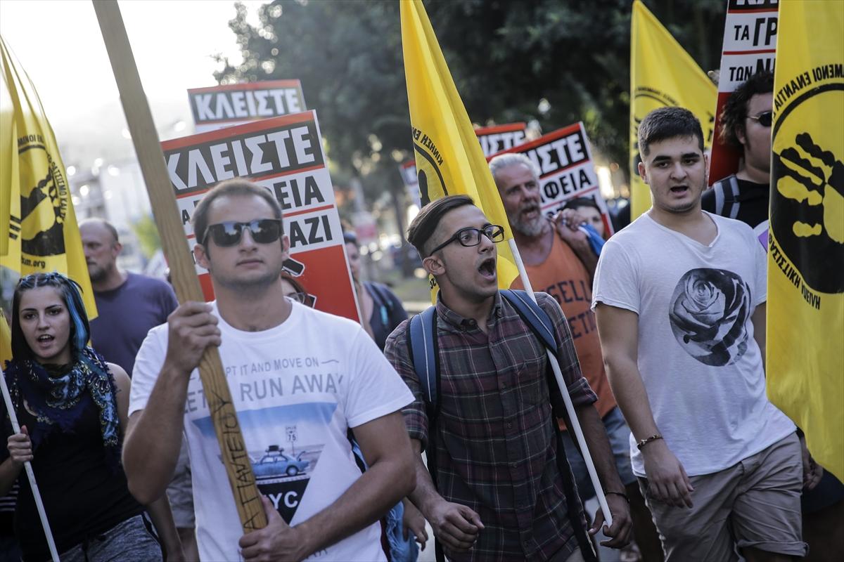 Atina'da göstericilerle polis arasında arbede