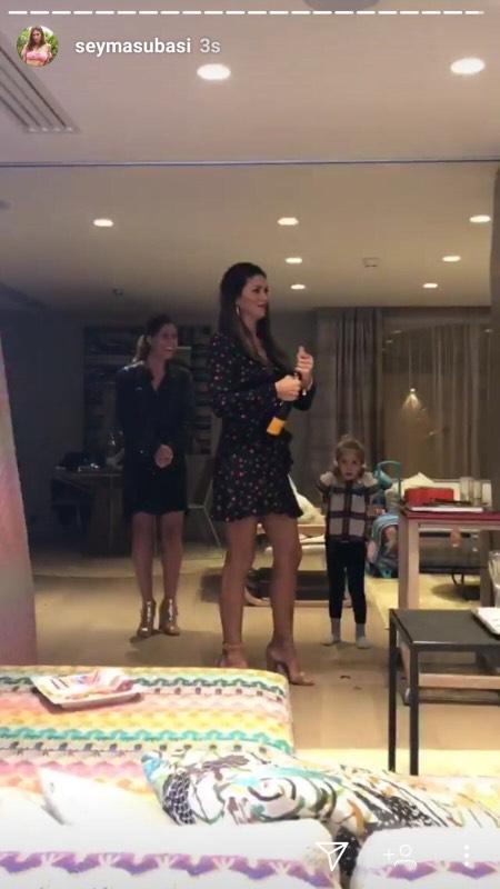 Şeyma Subaşı'nın evlilik partisinden görüntüler