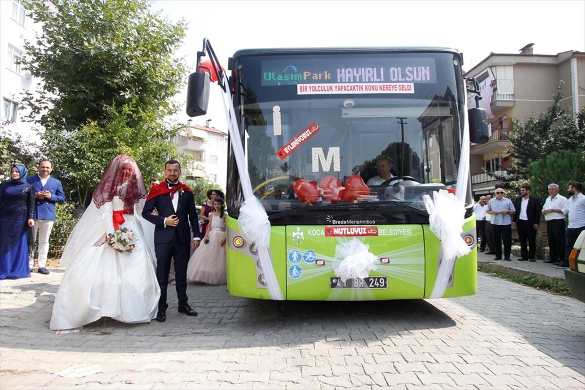Tanıştıkları otobüs gelin arabaları oldu