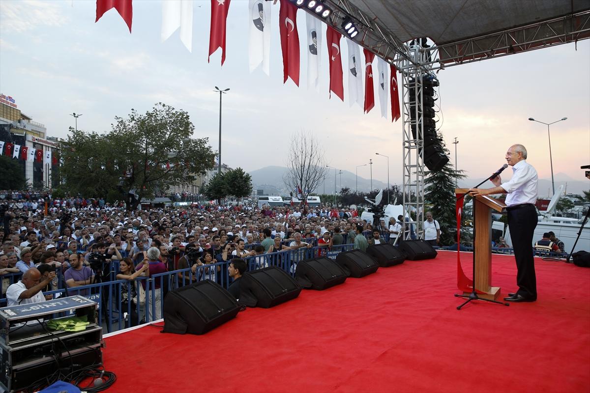 Kılıçdaroğlu Fındık İçin Adalet mitinginde konuştu