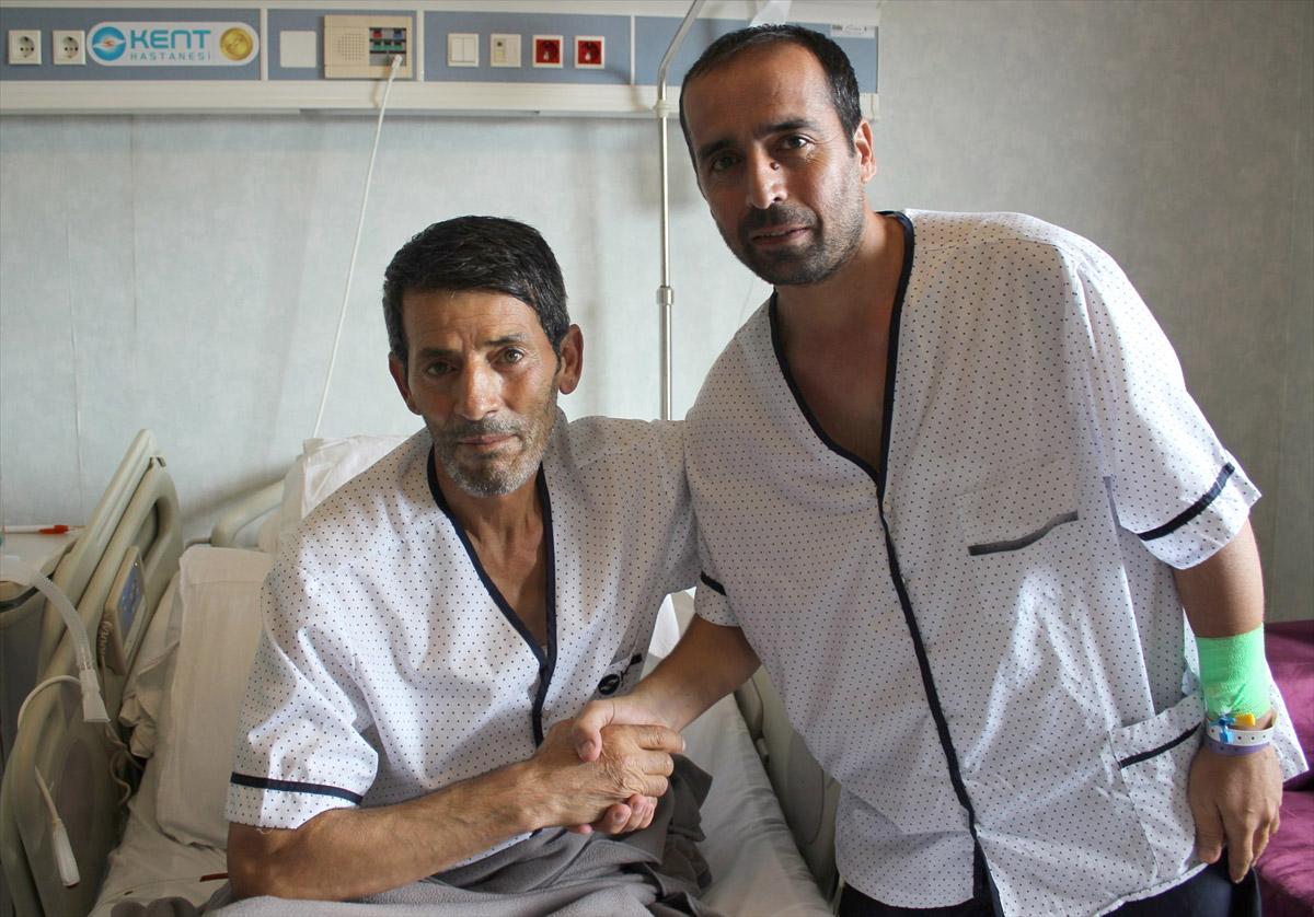 Damadının karaciğeriyle hayata tutundu