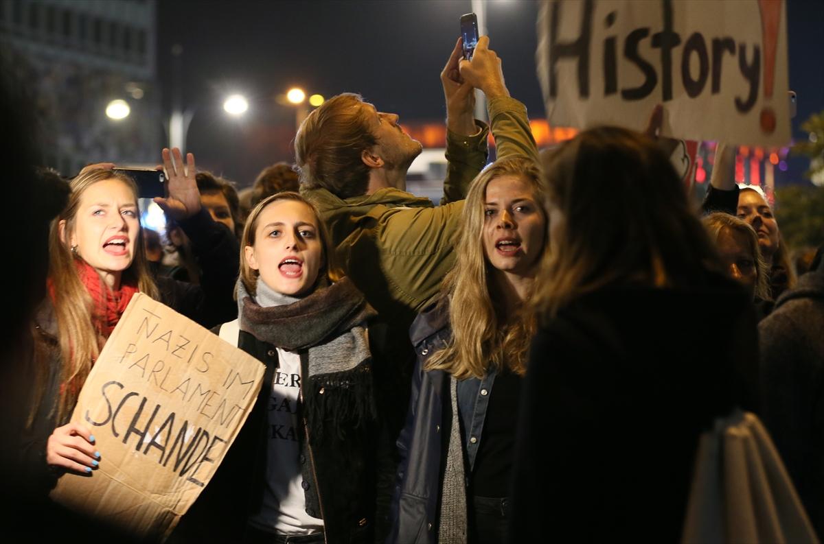 Almanya'da AfD'ye protesto