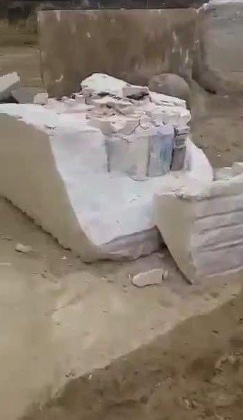 Mermer bloklarından uyuşturucu çıktı