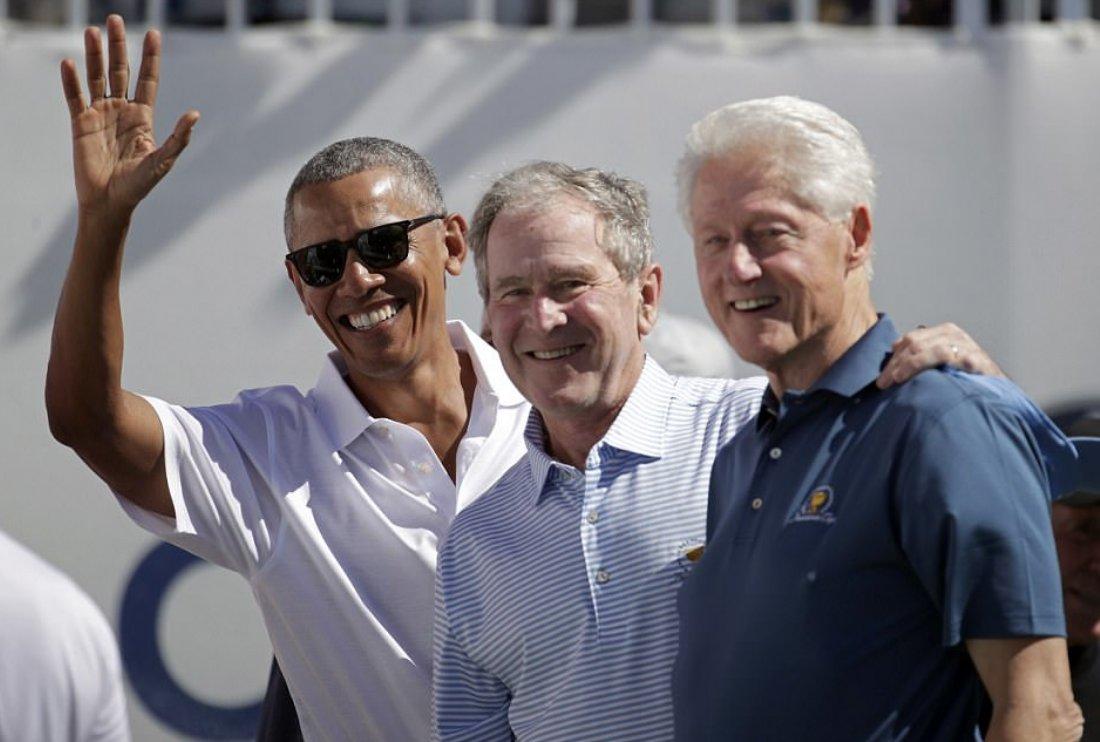 ABD'nin eski liderleri golf turnuvasında