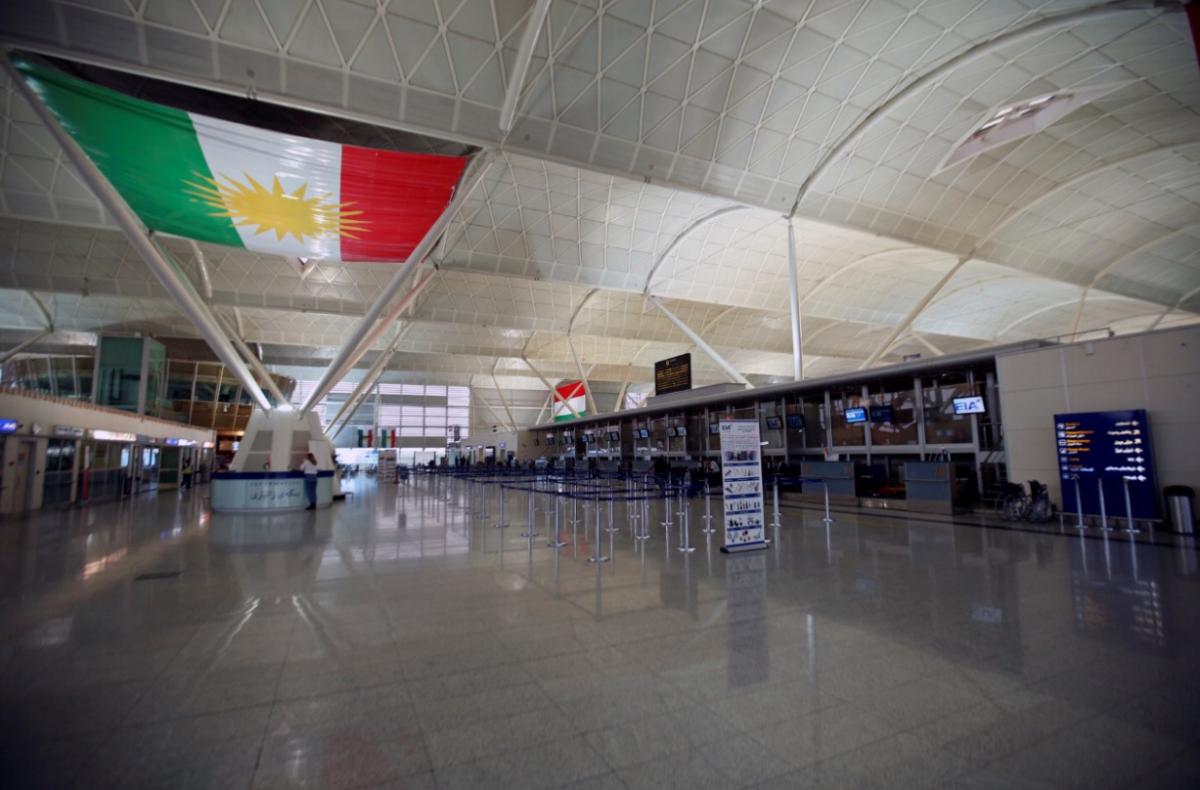 Erbil Havalimanı boş kaldı