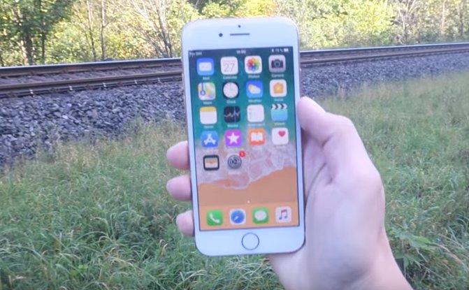 iPhone 8'e tren testi