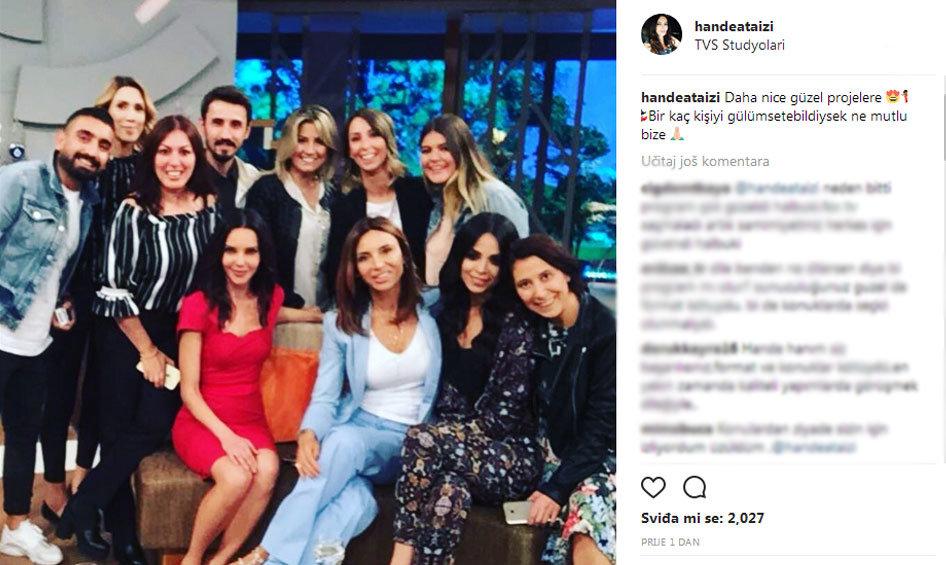 Hande Ataizi'nin programı yayından kaldırıldı