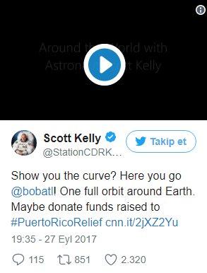 'Dünya Düzdür' diyen rapçiye astronotlardan yanıt