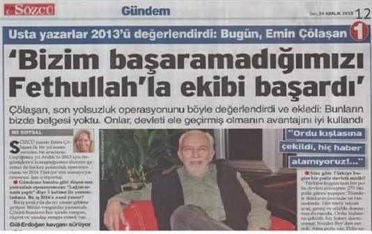 Sözcü'nün patronuna FETÖ'den 30 yıl hapis isteniyor