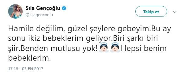 Sıla, hamile olduğu iddialarını yalanladı