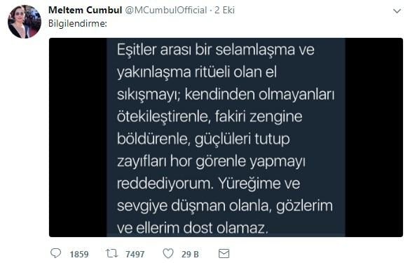Meltem Cumbul'un sinirleri bozuk
