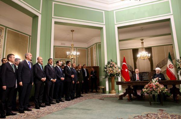 Erdoğan ve Ruhani'nin açıklamaları