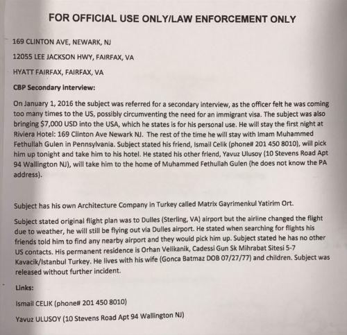 ABD, FETÖ'nün yalanını ortaya çıkaran belgeyi yolladı