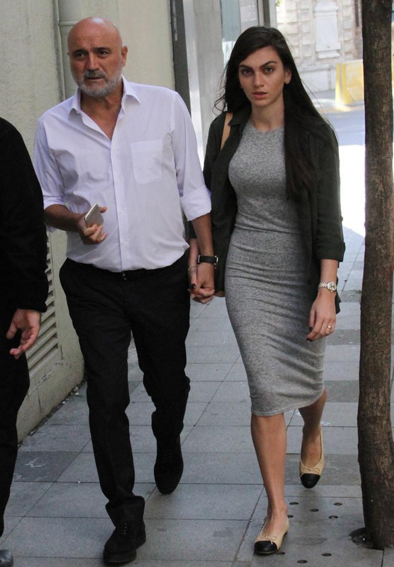 Hikmet Karaman ile eşi Selin Özhancı İstanbul'da