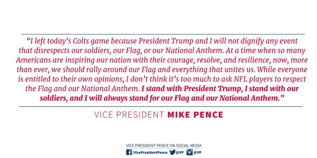 ABD Başkan Yardımcısı Pence stadyumu terketti