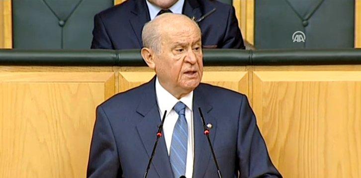 Devlet Bahçeli Afrin'i işaret etti