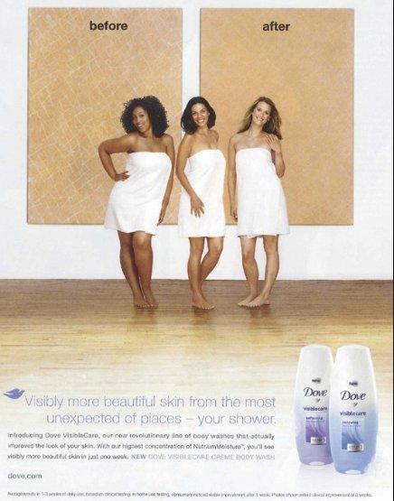 Dove'dan ırkçı reklam