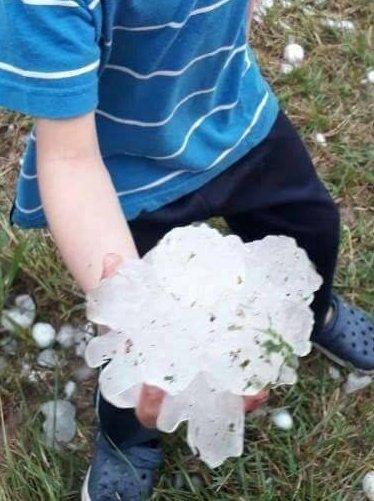 Arjantin'de dolu felaketi