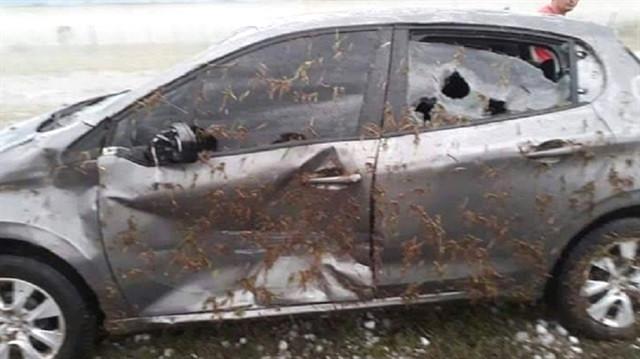 Arjantin'de dolu felaketi