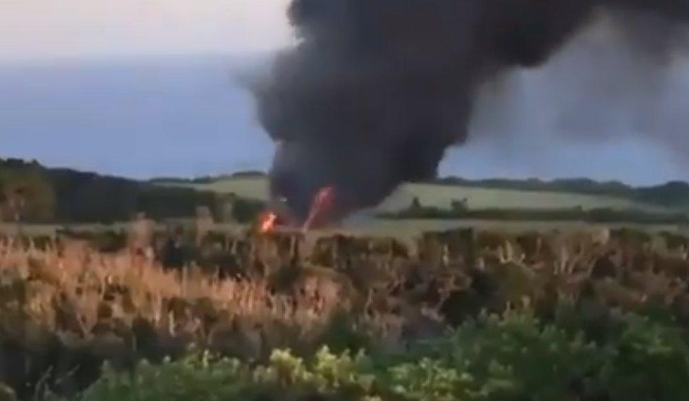 Japonya'da ABD helikopteri düştü