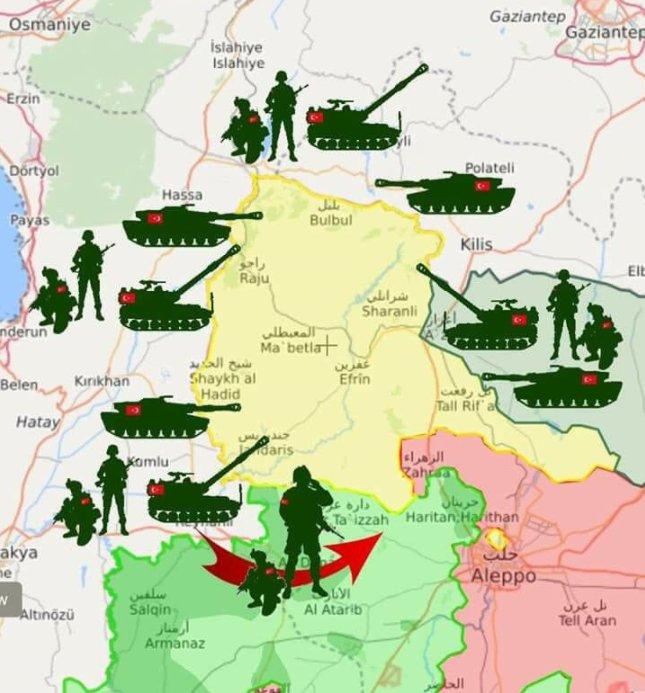 İHA'ların kıskacında Afrin var