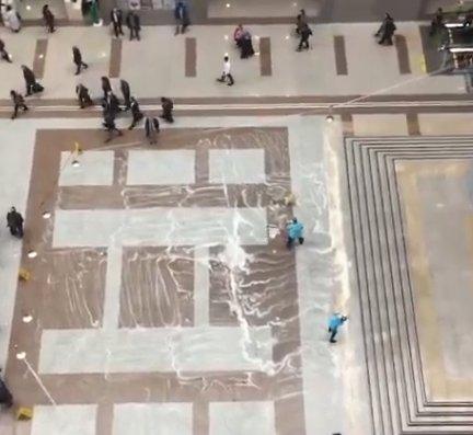 Çağlayan Adliyesi'ndeki eyleme temizlik engeli