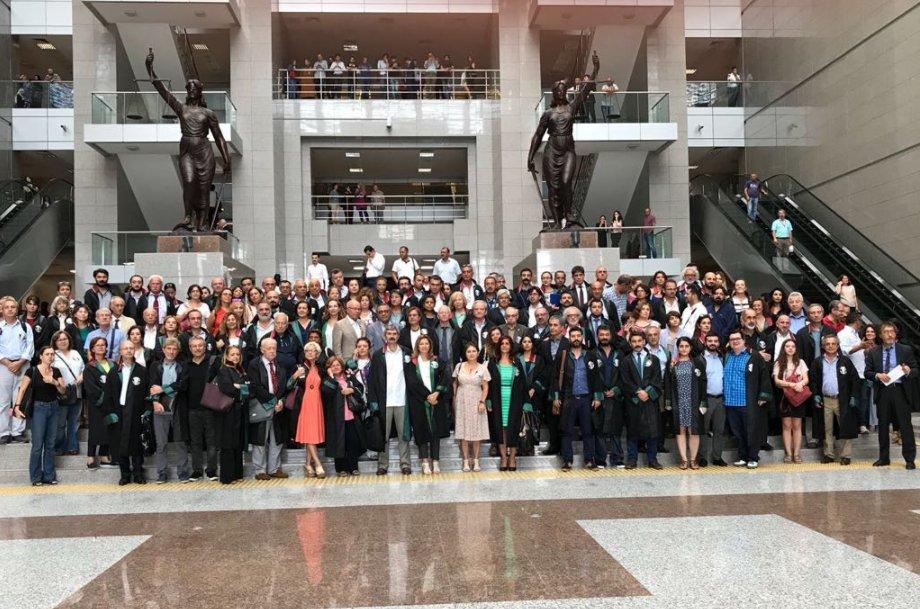 Çağlayan Adliyesi'ndeki eyleme temizlik engeli