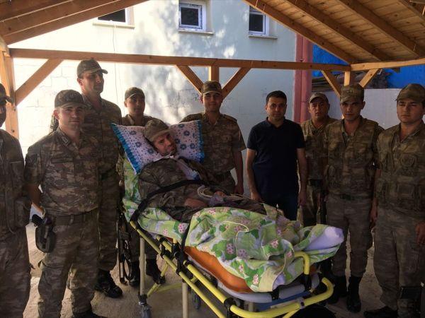 ALS hastasının hayalini jandarma gerçekleştirdi