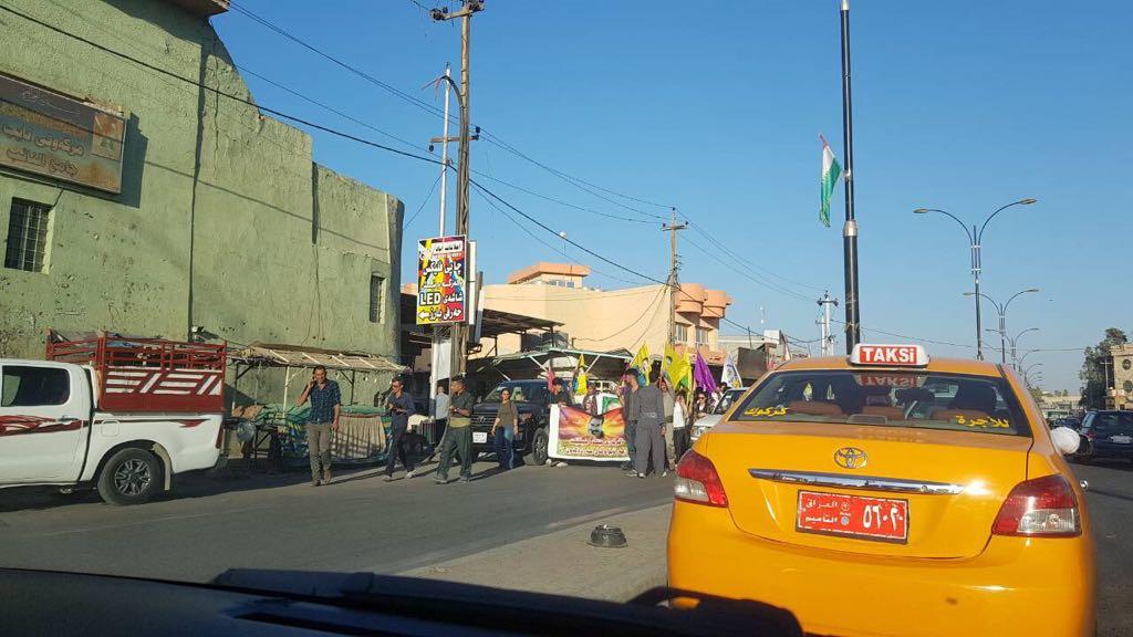 Kerkük'te PKK gösterisi