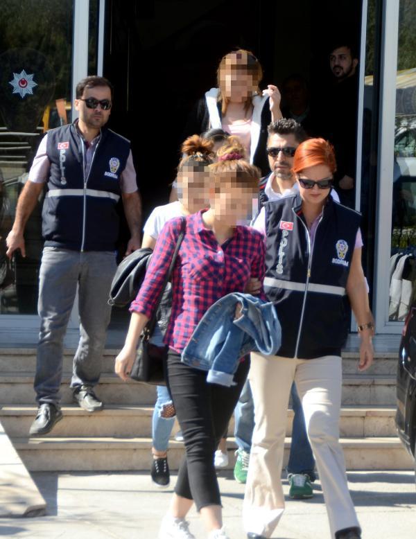 Bodrum'da fuhuş yapan 4 Kırgız yakalandı