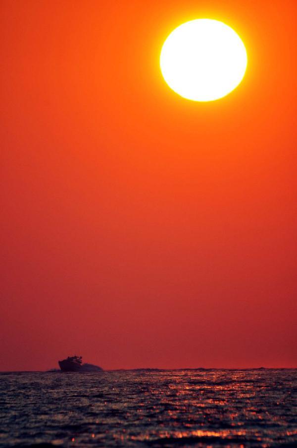 Bodrum'da gün batımı güzelliği