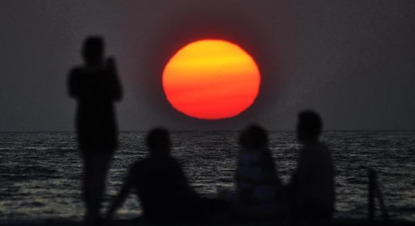Bodrum'da gün batımı güzelliği