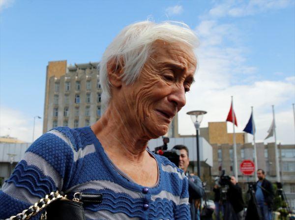 Deniz Baykal'ın eşi Olcay Baykal Ankara'ya gitti