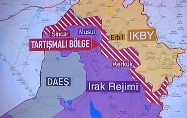 Irak haritası bir günde değişti