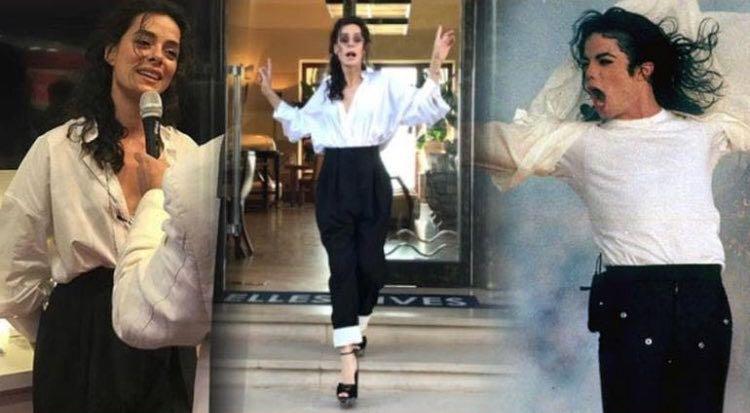 Özge Özpirinçci Michael Jackson'a benzetildi