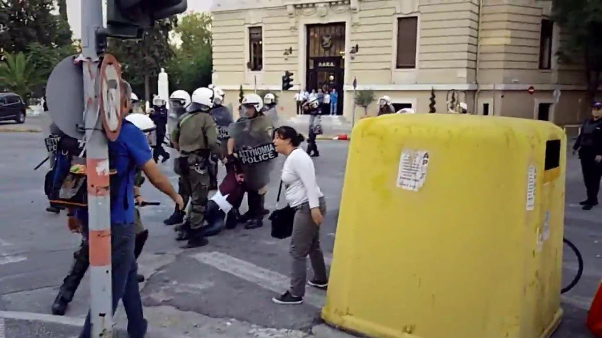 Atina'da PKK gösterisi