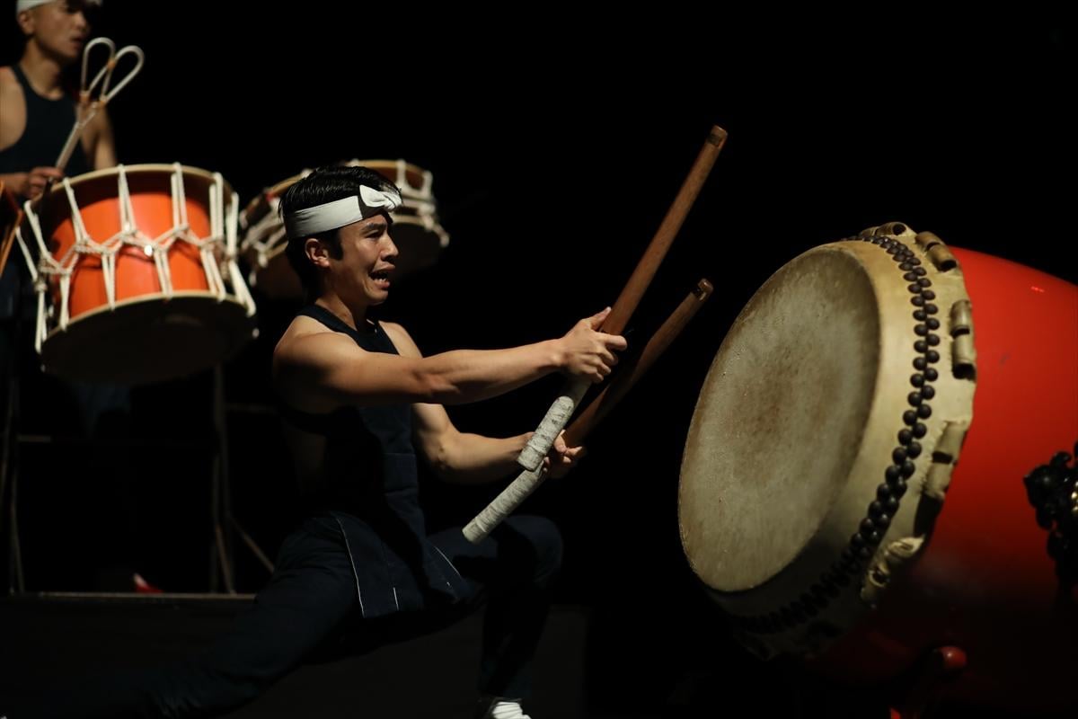 Japon davul grubu Ondekoza İstanbul'da