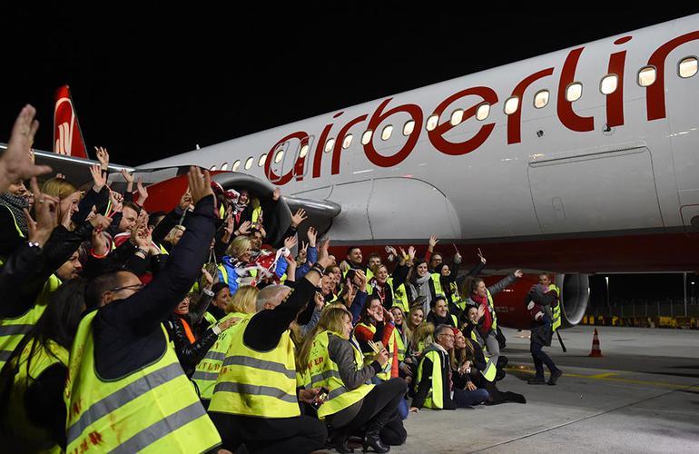 Batan Air Berlin son uçuşlarını gerçekleştirdi