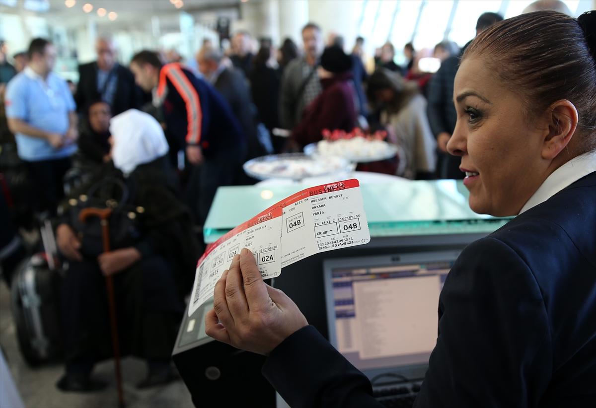 THY'nin Ankara-Paris uçuşları başladı