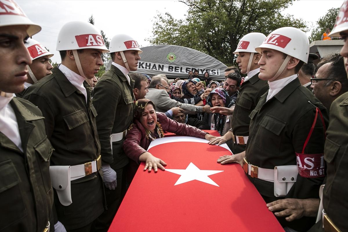 Hakkari şehidi Ömer Küçük'e veda