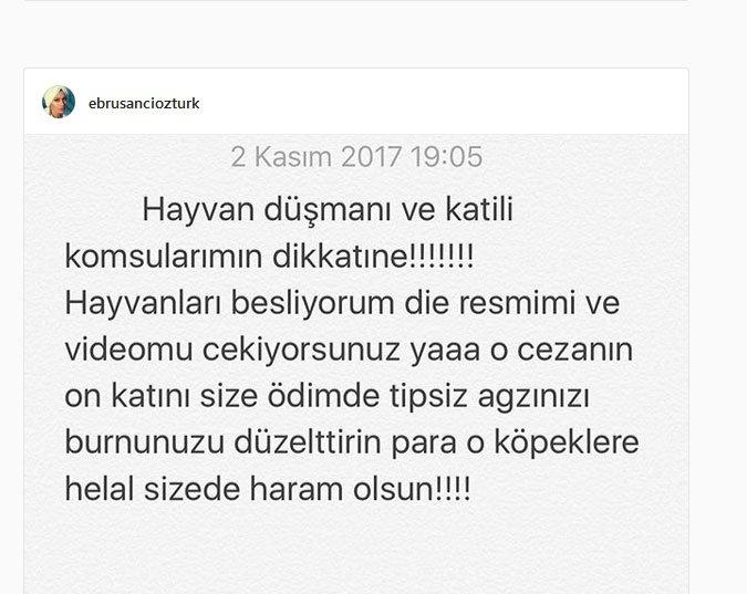 Ebru Şancı yine komşularına laf soktu