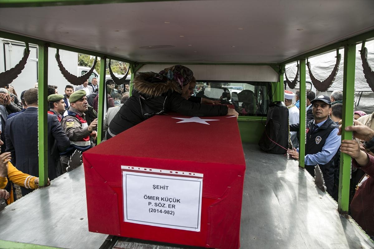 Hakkari şehidi Ömer Küçük'e veda