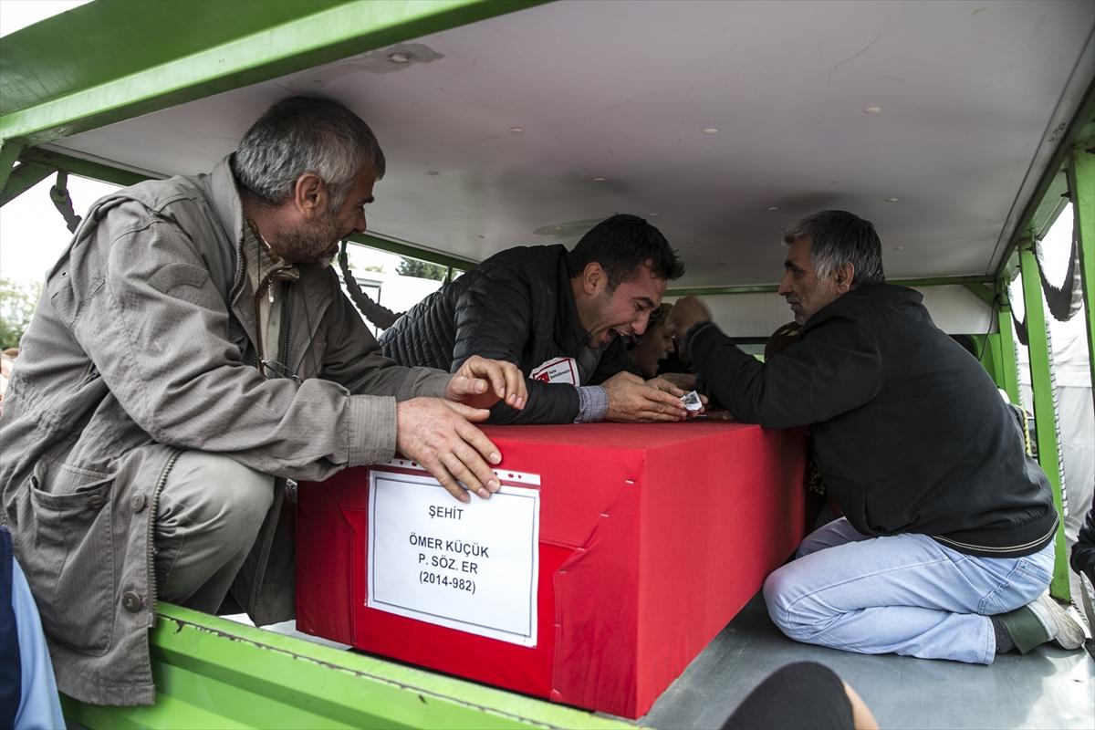 Hakkari şehidi Ömer Küçük'e veda