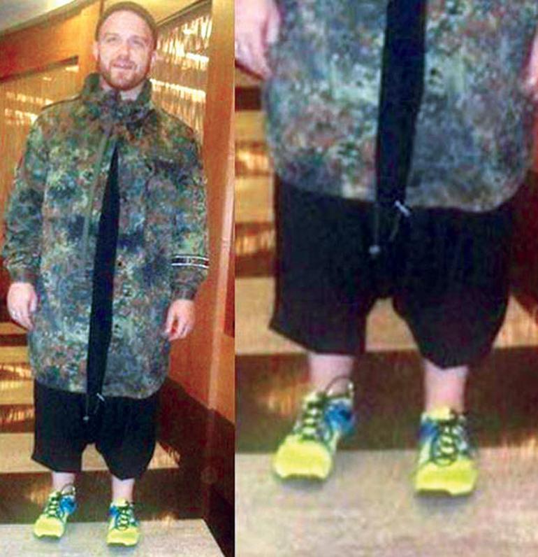 Gökhan Özoğuz'un ilginç kombini