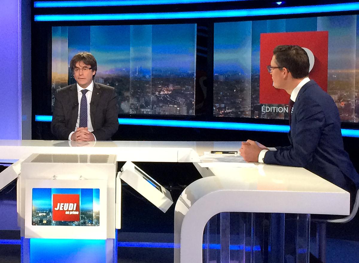 Katalanlar yine sokağa döküldü