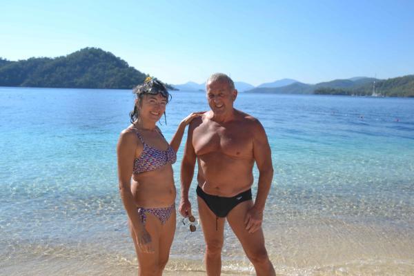 Fethiye'de kasım ayında deniz keyfi